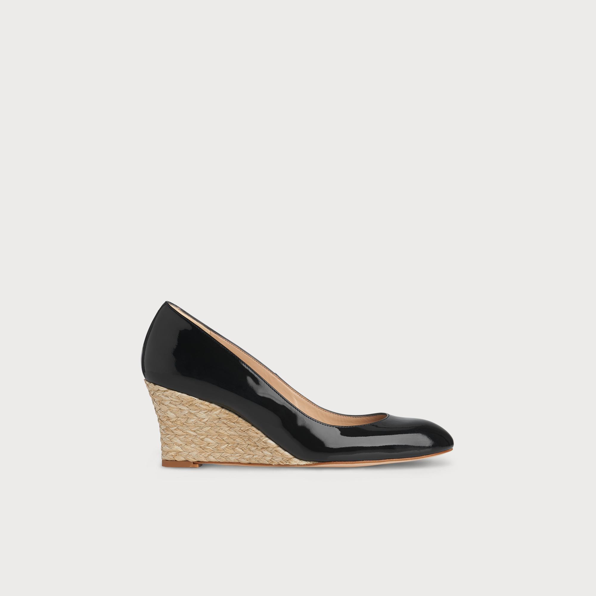 Eevi Black Patent Closed Courts | Shoes | L.K.Bennett